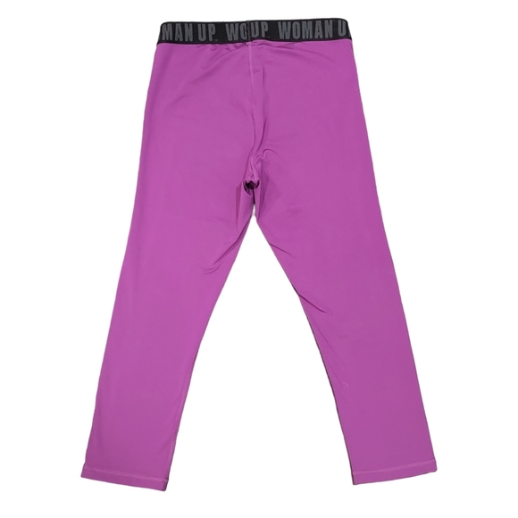 Lucy Woman Up Bright Purple Athletic Capri Leggings Size Medium - Picture 8 of 15